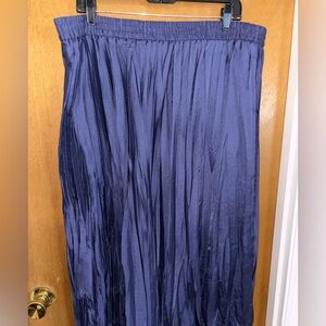 Time and Tru Deep Blue Maxi Skirt